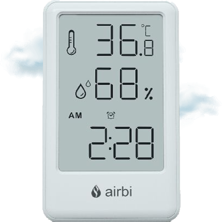 Otio - Thermometer & Hygrometer 2 Displays Thermometer & Hygrometer Wireless